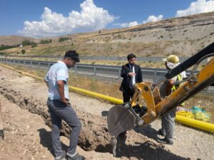 Adilcevaz Doğalgaz Boru Hattı Çalışmaları Tüm Hızıyla Devam Ediyor