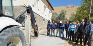 Hıdırşah Mahallesinde Doğalgaz Altyapı Çalışması